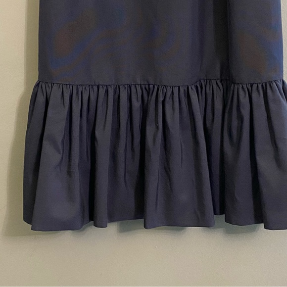NWT Kate Spade Talitha Midnight Blue Spaghetti Strap Ruffle Hem Dress Si… - Picture 6 of 12
